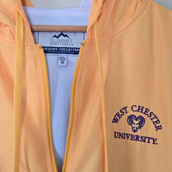 Vintage West Chester University Purple & Gold Windbreaker, Adult Medium - Picture 2 of 3